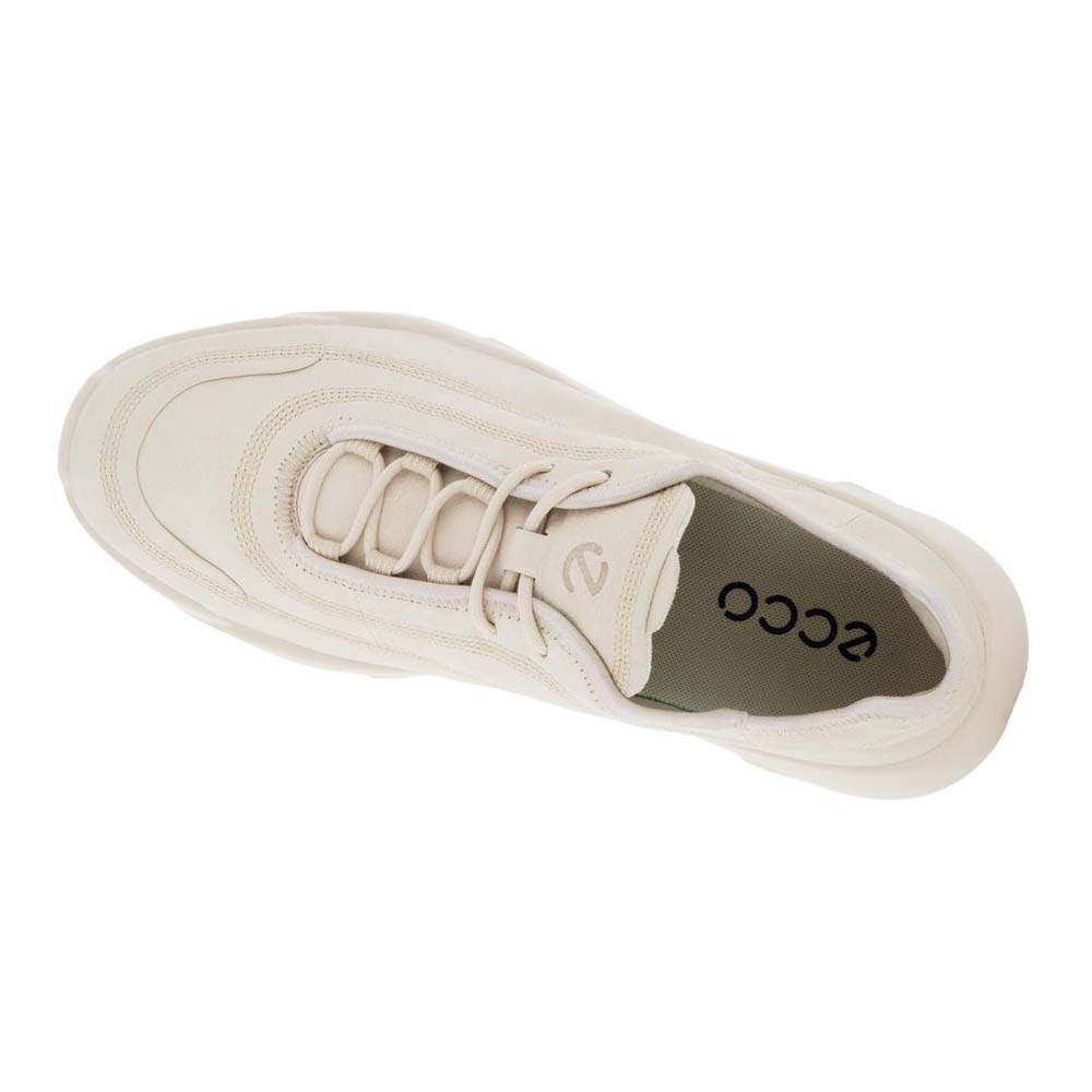 Men's Ecco Chunky Retro Casual Shoes White | Canada 461ZUT